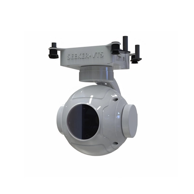 Small three-axis stabilized gimbal frame UAV pod housing