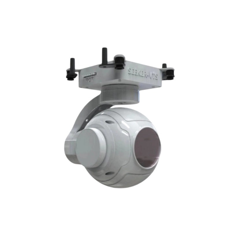 Small three-axis stabilized gimbal frame UAV pod housing