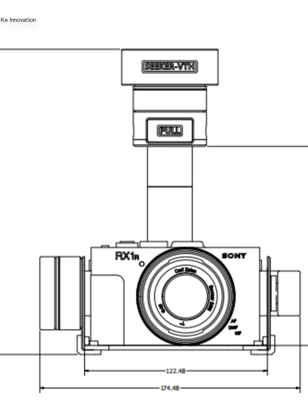 Drone Accessories - 1.5KG Load Capacity 3-Axis Gimbal Frame