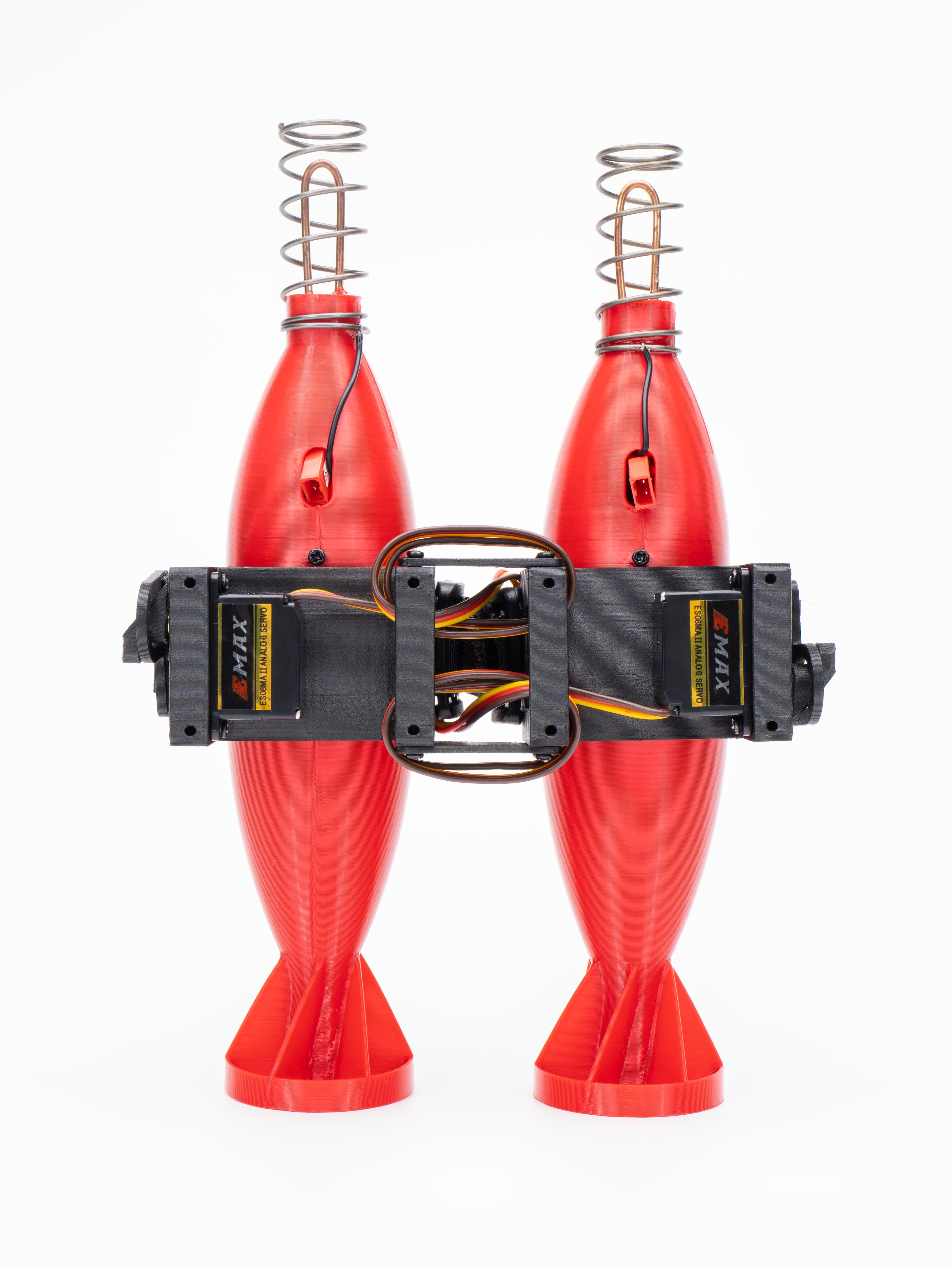 Cable Tone Thrower with Bullets _40mm Red