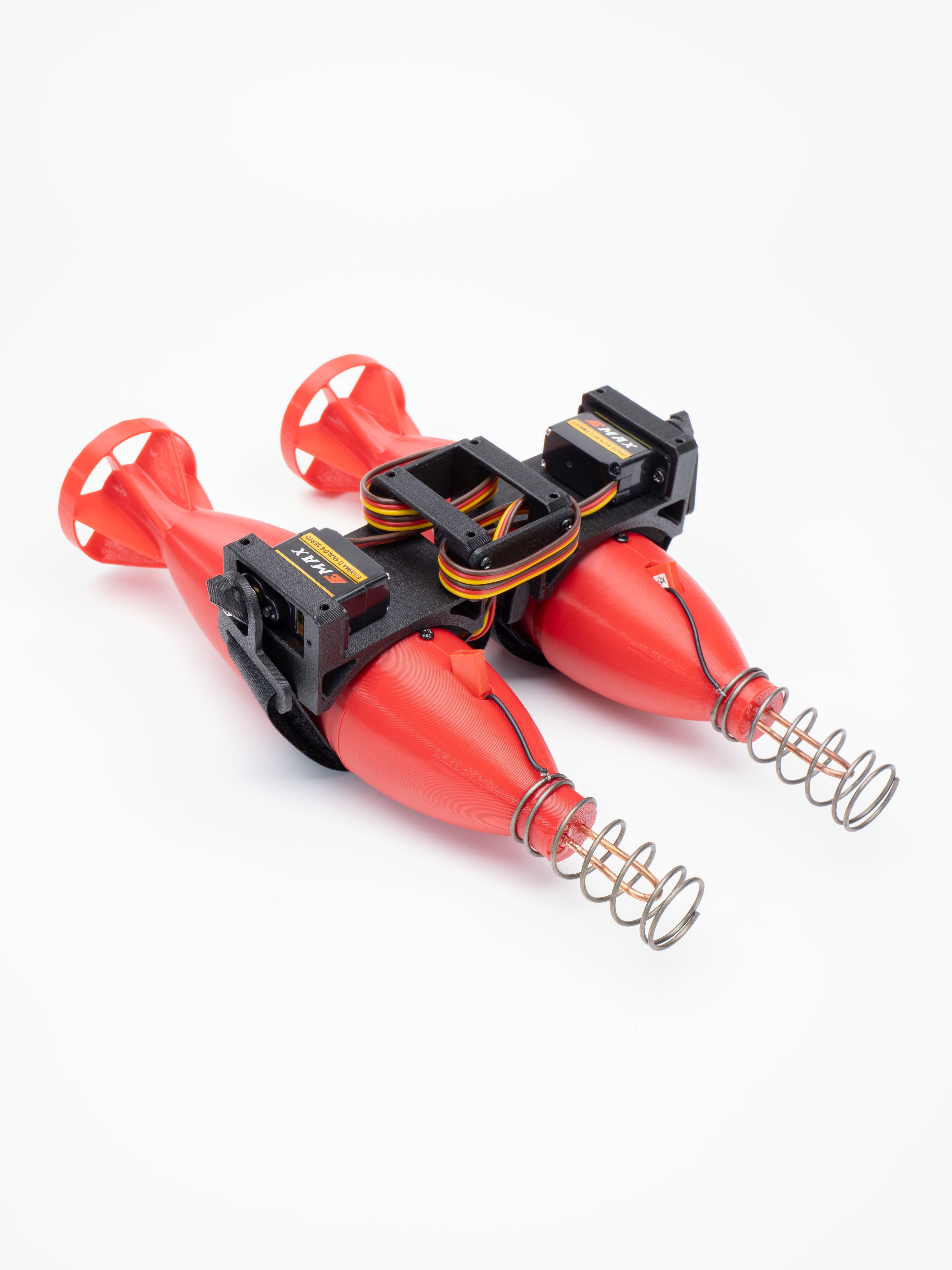 Cable Tone Thrower with Bullets _40mm Red