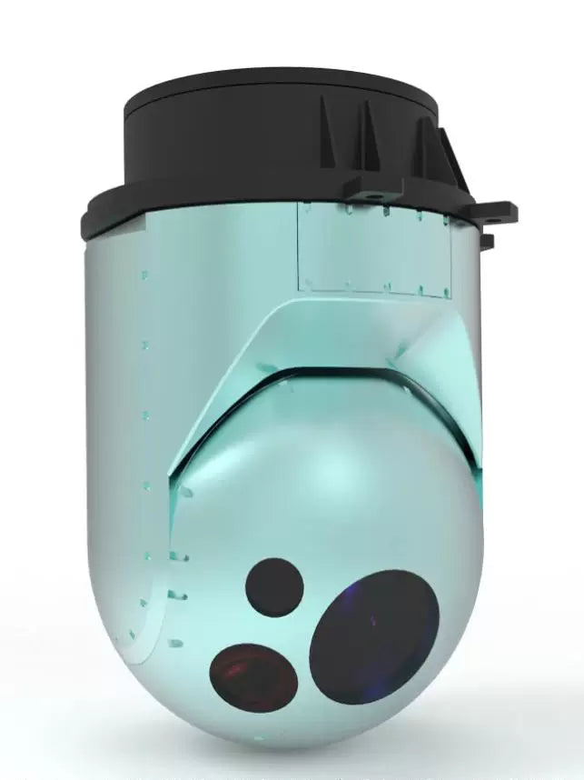 Stabilized gimbal housing for drone, optoelectronic pod gimbal