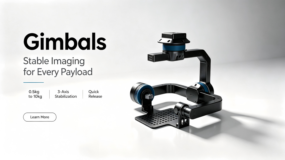 Gimbals Stable Imaging for Every Payload