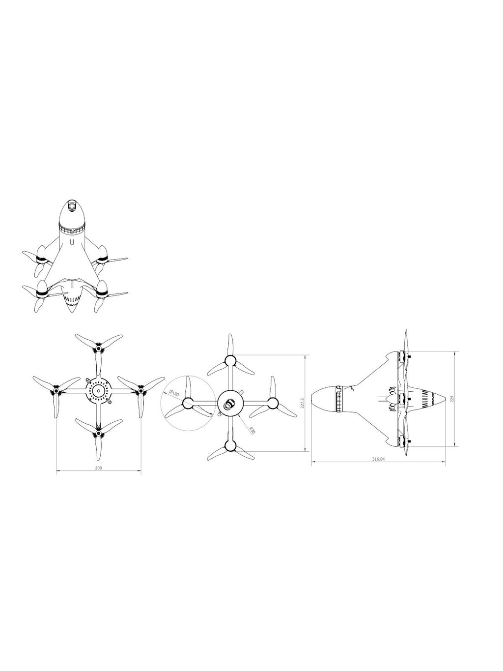 Rocket Racing Drone RK1