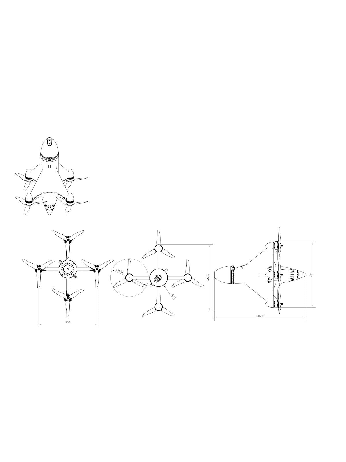Rocket Racing Drone RK1